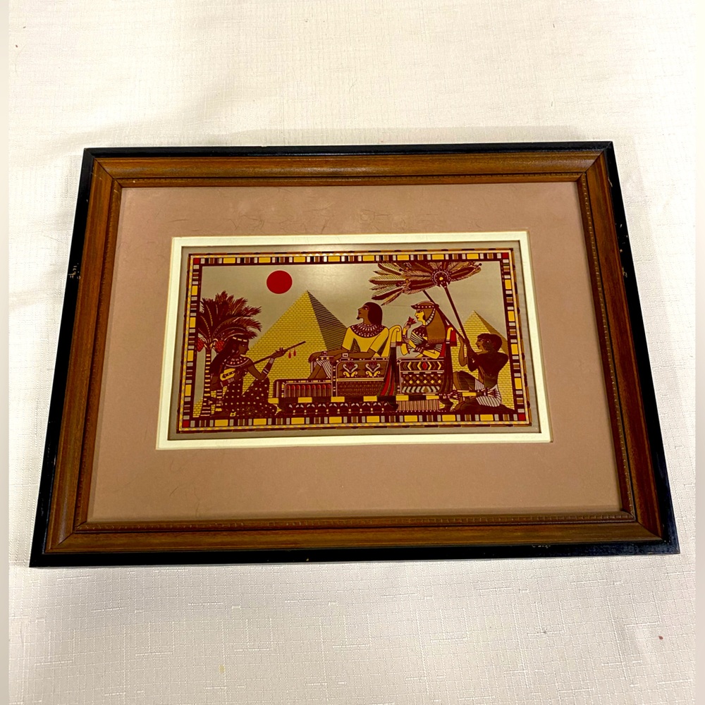 Vintage Franklin Mint “Moonlight on the Royal Pyramids” by Kinuko